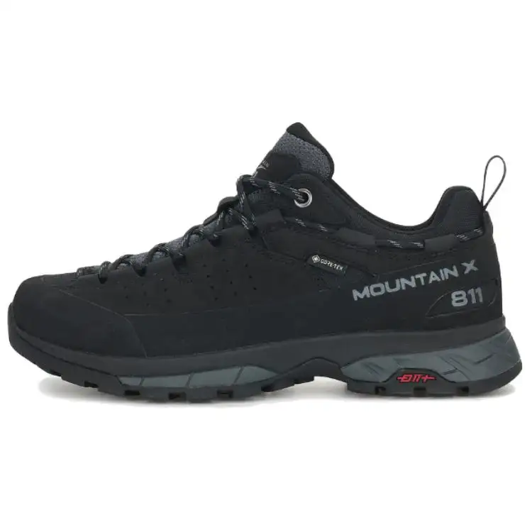 KOLON SPORT Comfortable Abrasion Resistant Waterproof Wear resistant And Waterproof Low top Hiking Shoes Unisex Black