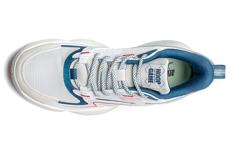 XTEP Low top Basketball Shoes Men’s White Blue