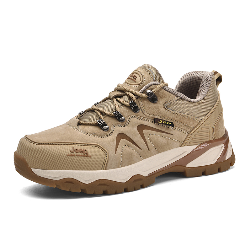 Jeep Mountaineering & Hiking Shoes Men’s Low Top Black/Gray/Sand