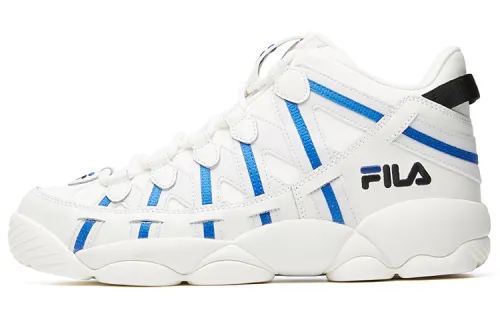 FILA Spaghetti Mid Baeketball Shoes White/Blue