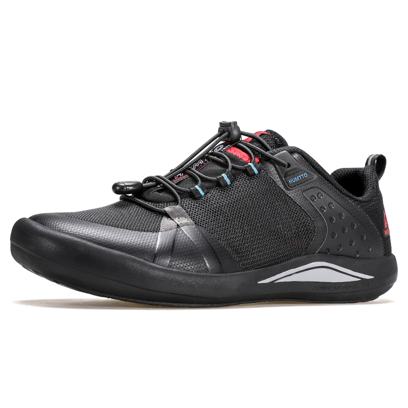 HUMTTO Fabric Low top Cushioning Abrasion Resistant Breathable Impact Resistant Lightweight Rebound Hiking Shoes Men’s