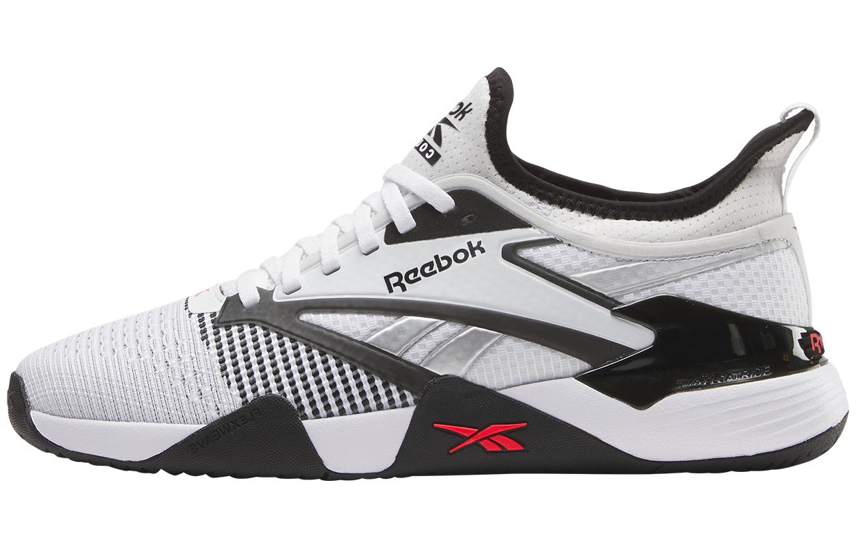 Nano Court Reebok ‘Black White Energy Red’