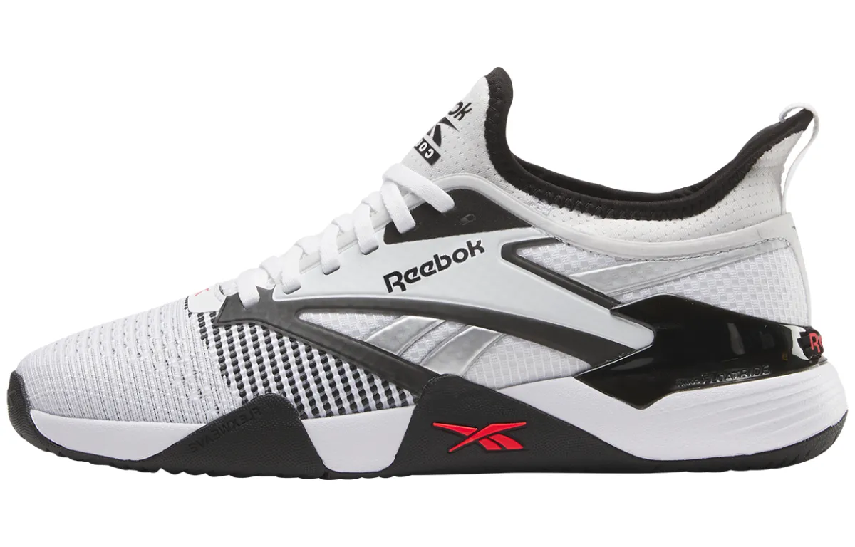 Reebok Nano Court Low top Training Shoes Unisex White Black