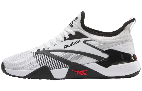 Nano Court Reebok 'Black White Energy Red'