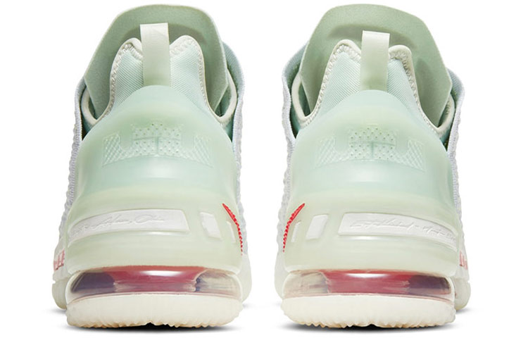 Мужские кроссовки Nike Lebron 18 EP Lebron 8 QS (зеленый / красный) — Зелёный / красный — фото 6