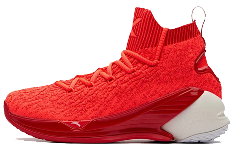Anta KT4 Thompson Fourth Generation, Deep Waters Flowing Quietly Abrasion Resistant Breathable Mid top Basketball Shoes
