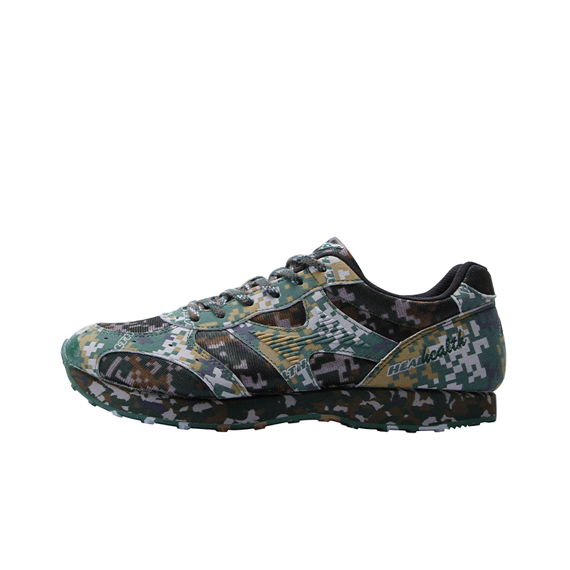 HEALTH Camouflage Mesh, Artificial Leather Low top Training Shoes Unisex Digital Jungle Camouflage