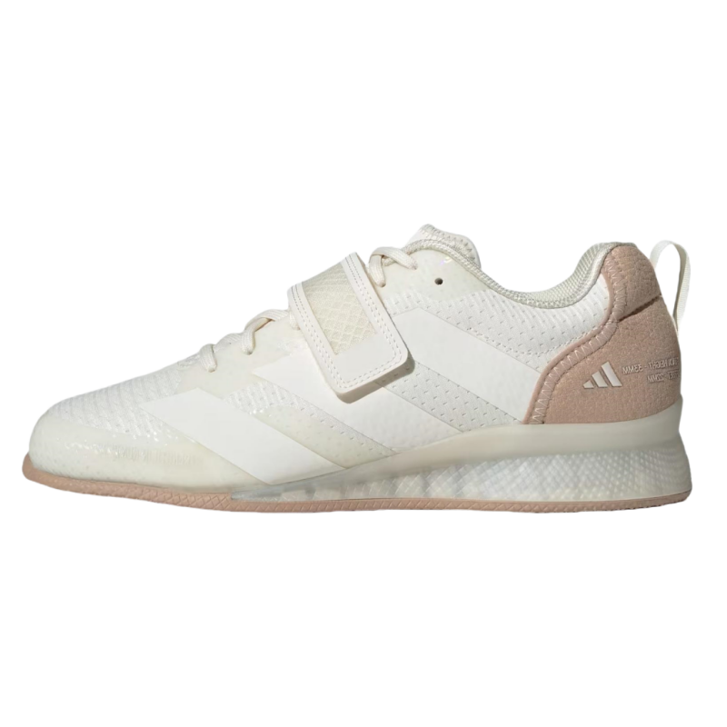 Adidas Adipower Slip Resistant And Breathable Low top Training Shoes Unisex Ecru