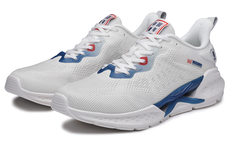 361° Training Shoes Men’s Low Top Feather White/Atlantic Blue