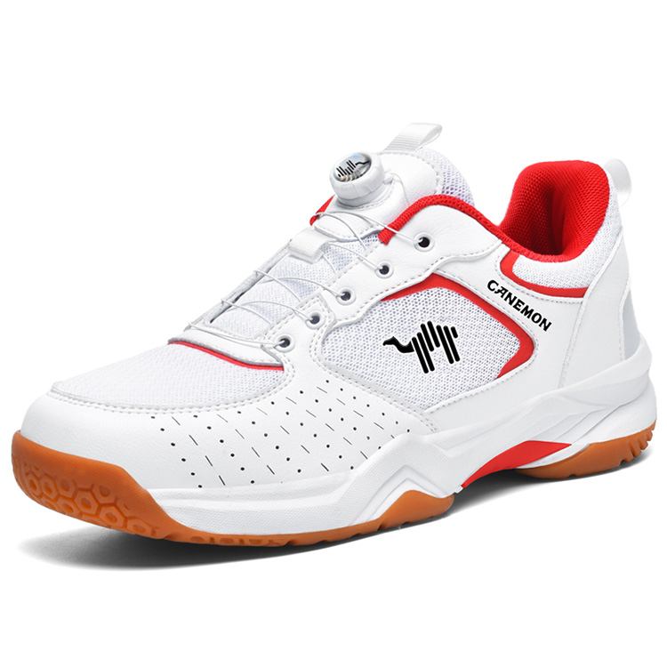 LINGHANGLUOTUO Badminton Shoes Unisex Low Top White/Gray/Blue/Red