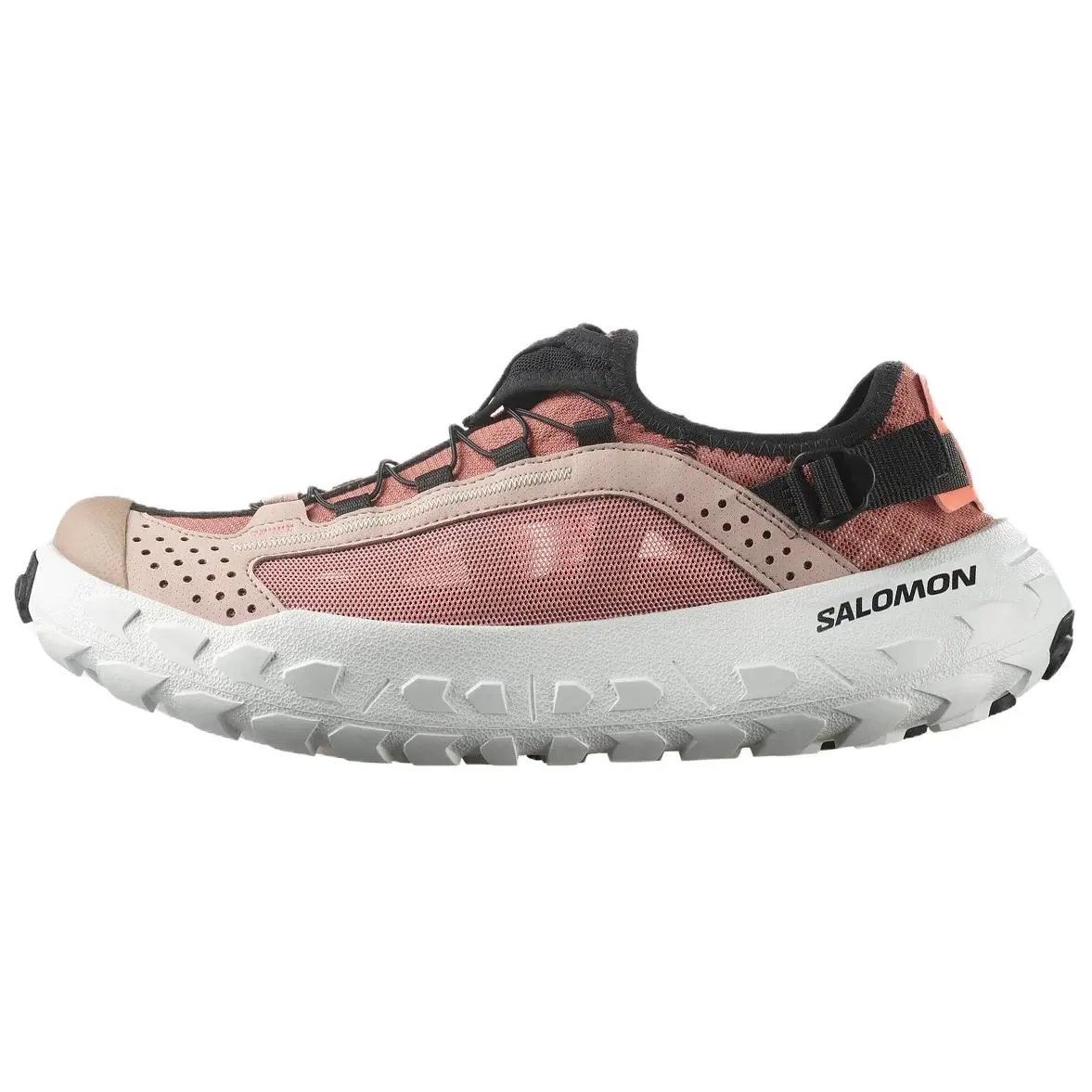 SALOMON SOLAMPHIBIAN Breathable Grip Support Abrasion Resistant Cushioning Lightweight Hiking Shoes Women's Pink