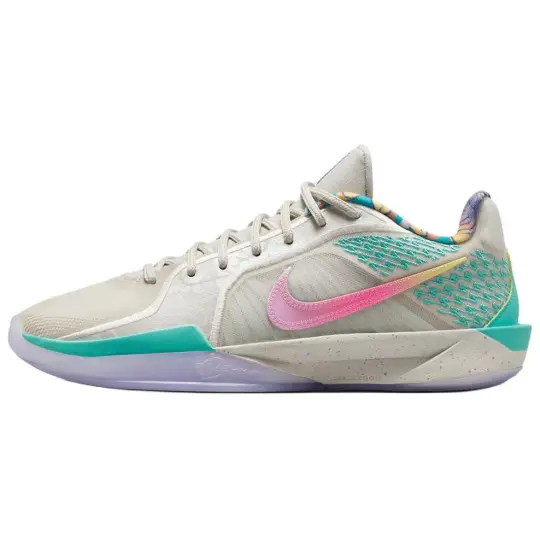 TITAN x Nike Sabrina 2 Slip Resistant Abrasion Resistant Low top Basketball Shoes Women's Beige