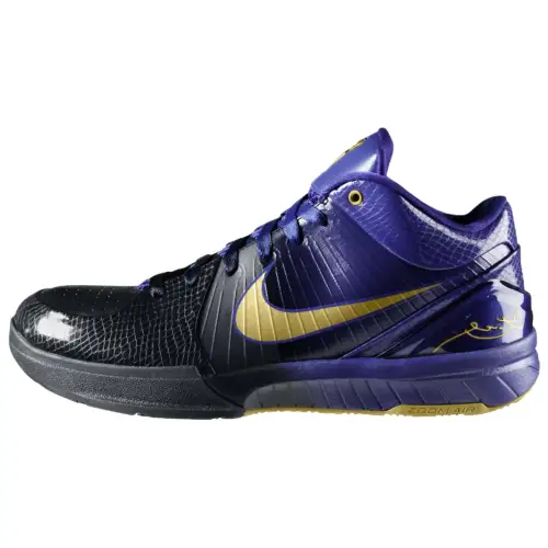 Nike Zoom Kobe 4 Gradient Away Slip Resistant Lightweight Non slip Lightweight Low top Basketball Shoes Men's