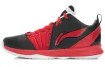 Li Ning Basketball Shoes Men's Low Top Black/Red