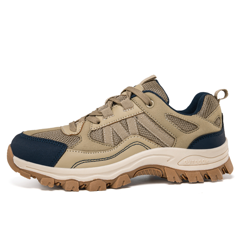 BAOZAOGONGYANG Cushioning Slip Resistant Abrasion Resistant Breathable Low top Mountaineering Hiking Shoes Unisex