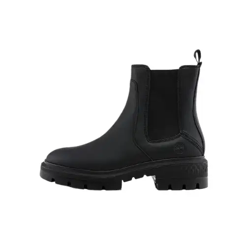 Timberland Crew Chelsea Boots Medium Heel 3 5cm Women's Black