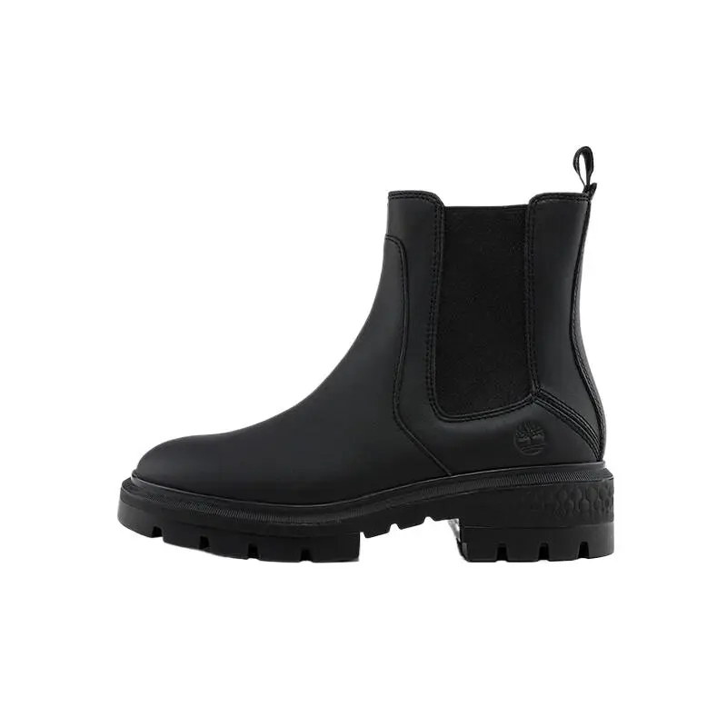 Timberland Crew Chelsea Boots Medium Heel 3 5cm Women's Black