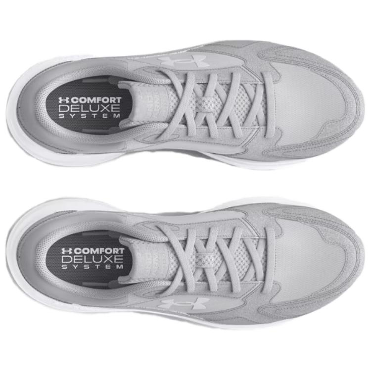 Under Armour Edge Slip Resistant Abrasion Resistant Low top Training Shoes Men’s Gray White