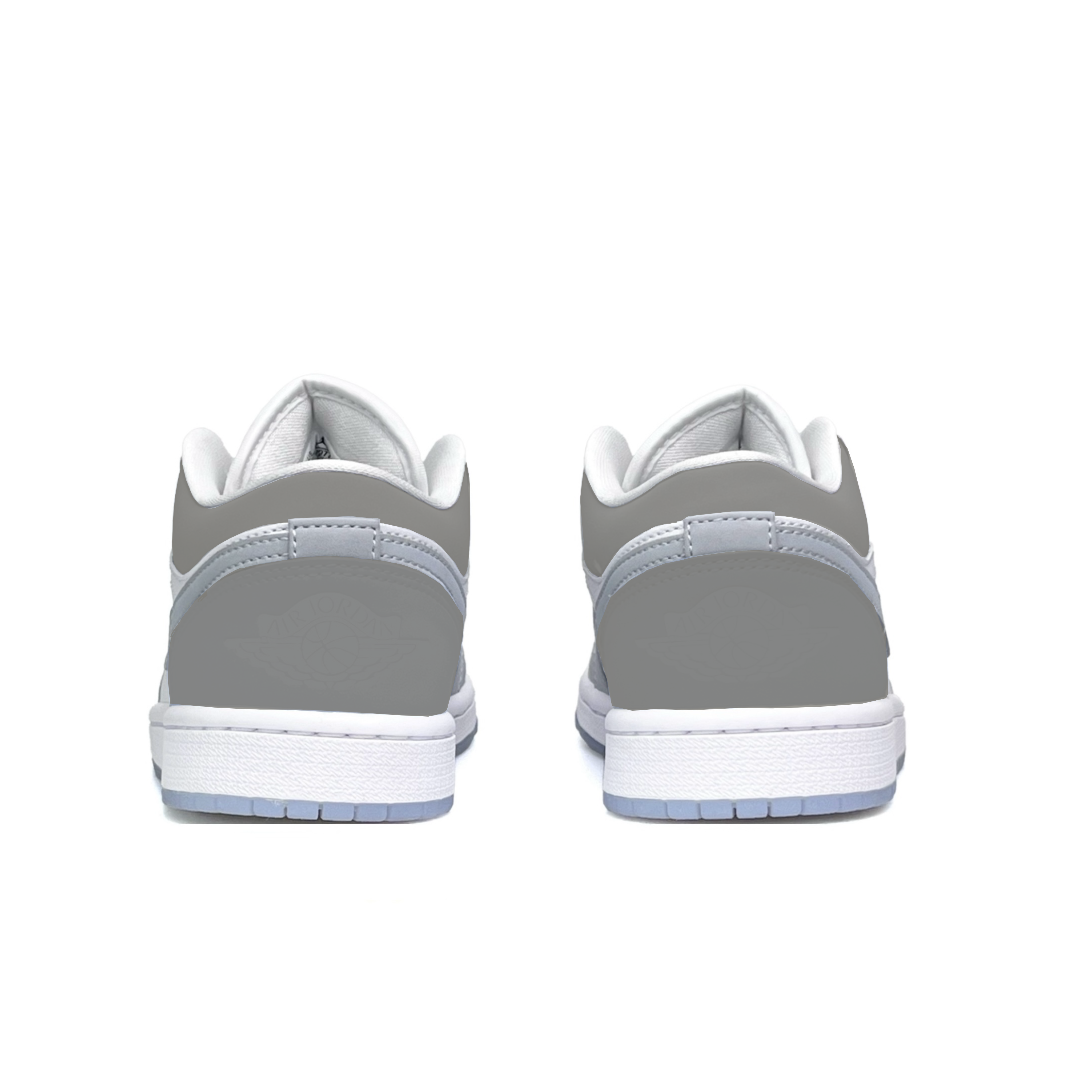 Jordan Air Jordan 1 Slip Resistant Abrasion Resistant Low top Vintage Basketball Shoes Women’s White