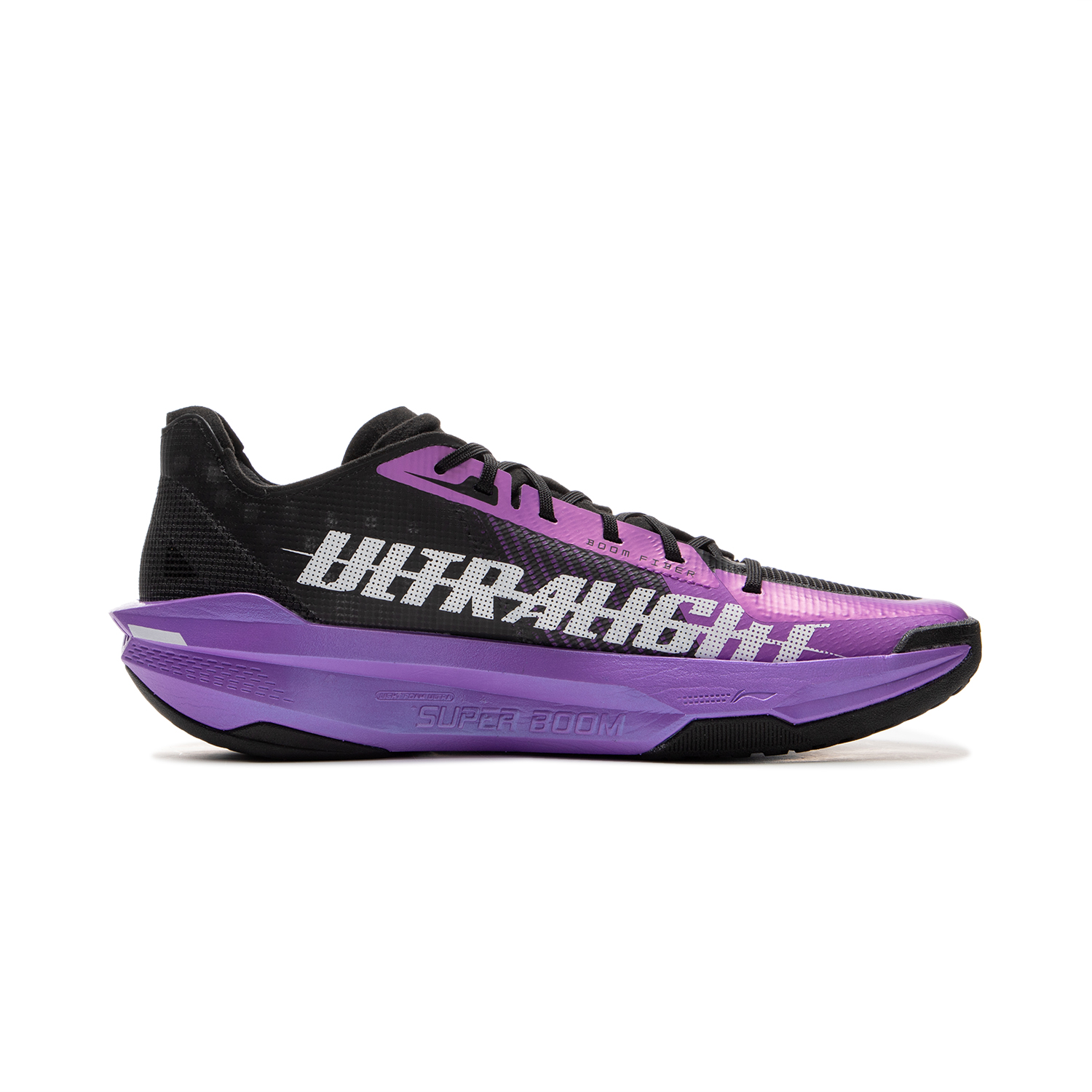 Li Ning ULTRALIGHT Cushioning Slip Resistant Abrasion Resistant Rebound Grip Low top Basketball Shoes Men’s Purple