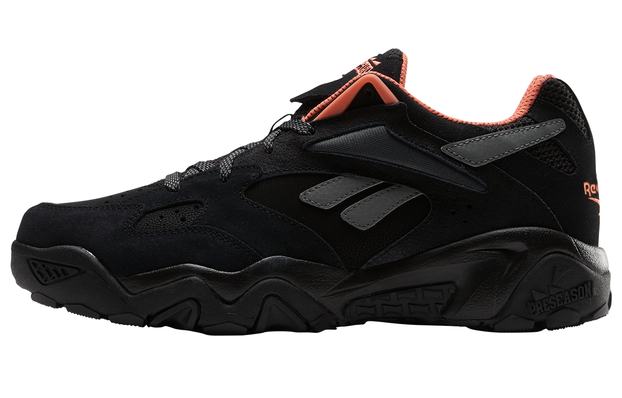 Reebok Preseason 94 Low top Vintage Basketball Shoes Unisex Black