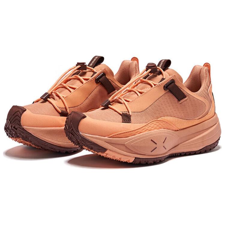Erke Mountain View V2 Rebound Low top Hiking Shoes Women’s Coral Orange Dan Orange