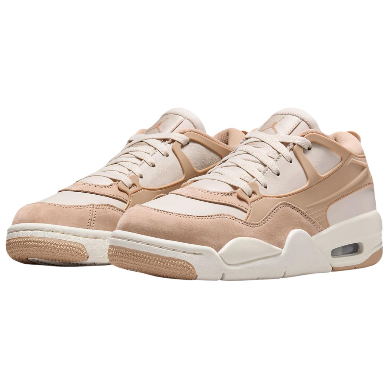 Jordan Air Jordan 4 Slip Resistant Abrasion Resistant Low top Vintage Basketball Shoes Women's Brown