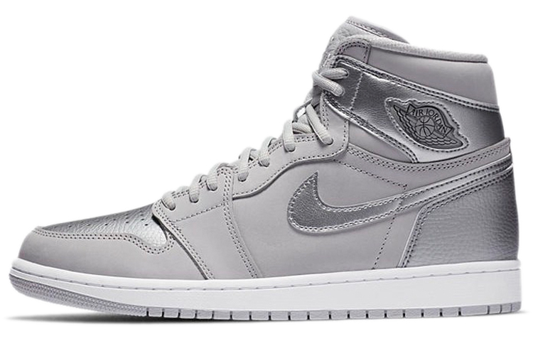 Jordan Air Jordan 1 high og co jp \"tokyo\" Olympic Games High Top Retro Basketball Shoes Men and Women Grey Silver