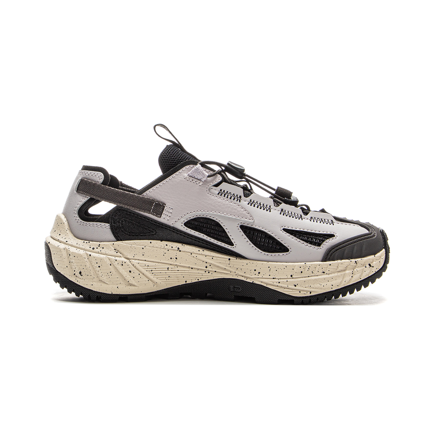 Li Ning Outdoor CF Tracing Slip Resistant And Breathable River Trekking Shoes Women’s Gray Black