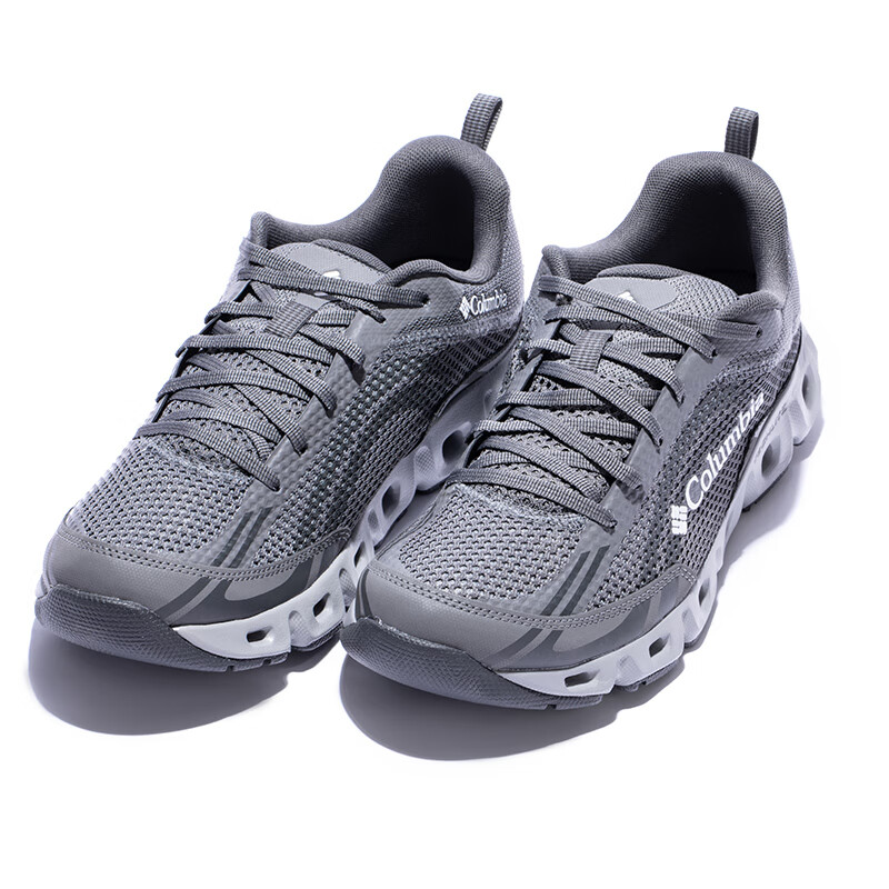 Columbia Drainmaker 4 Slip Resistant Low top Hiking Mountaineering Shoes Men’s Gray
