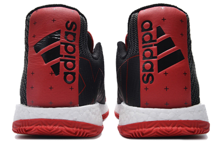 Мужские кроссовки adidas Harden Vol.3 (черно-красные) — фото 5