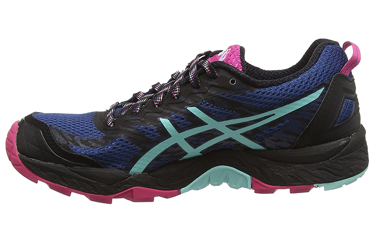 ASICS GEL FujiTrabuco 7 Trail Running Shoes Women's Blue Black