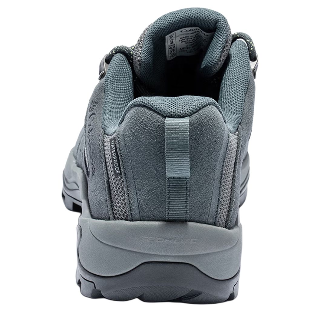 Columbia Redmond Slip Resistant Abrasion Resistant Breathable Support Grip Low top Hiking Shoes Men’s Gray