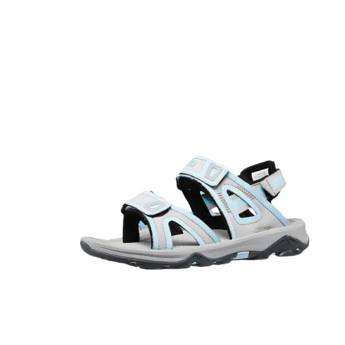 THE NORTH FACE Hedgehog Beach Sandals Women's Gray Blue