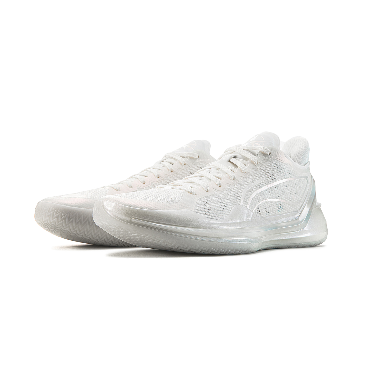 Li Ning Liren 4 V2 Cushioning Slip Resistant Support Lightweight Rebound Low top Basketball Shoes Men’s White