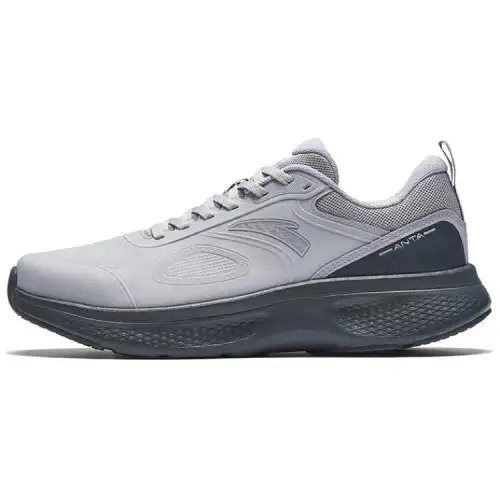 Anta Fabric Slip Resistant Abrasion Resistant Low top Training Shoes Men's Gray
