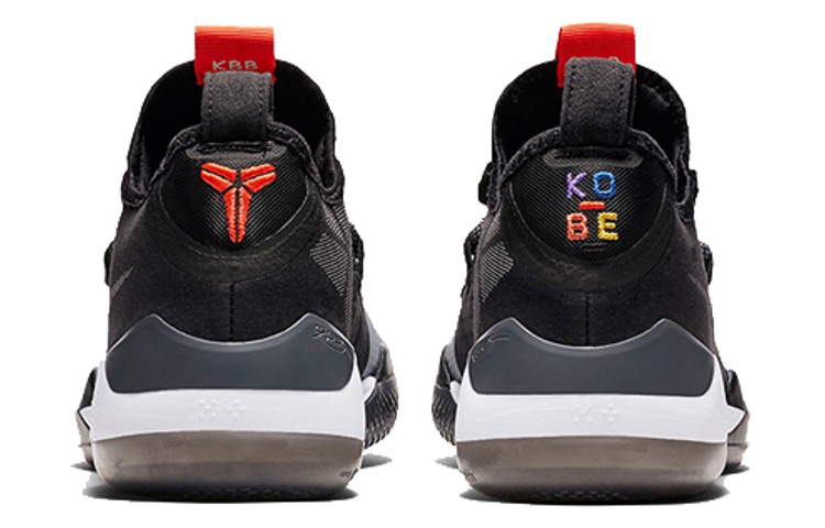 Мужские кроссовки Nike Kobe AD (черно-красные) — фото 4