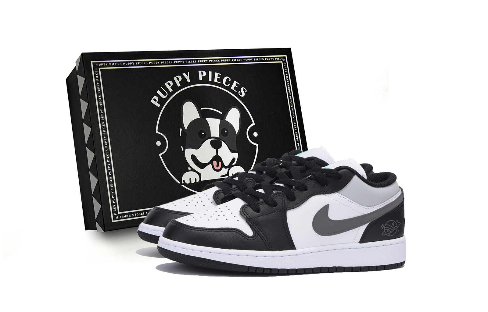 Jordan Air Jordan 1 Abrasion Resistant Slip Resistant Low top Vintage Basketball Shoes Men’s Dark Gray