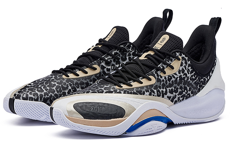 361° Mesh Slip Resistant Abrasion Resistant Cushioning Low top Basketball Shoes Men’s