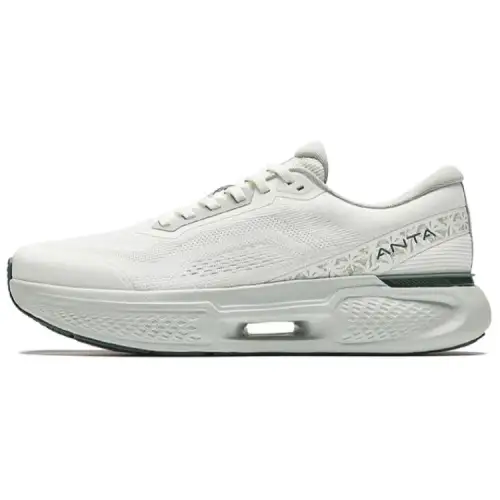 Anta Divine Run 11 Breathable And Slip Resistant Low top Training Shoes Men's White