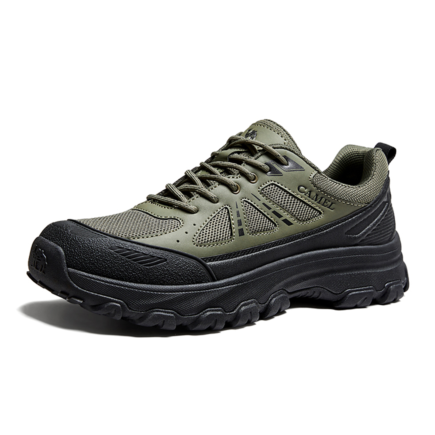 CAMEL Abrasion Resistant Breathable Slip Resistant Low top Hiking Shoes Men’s