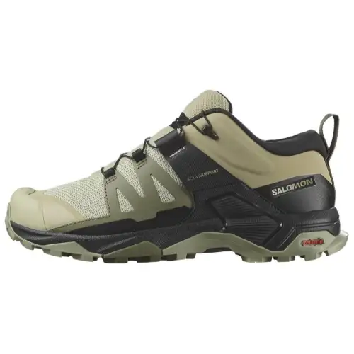 SALOMON X Ultra 4 Slip Resistant Slip Resistant Low top Mountaineering & Hiking Shoes Women's Green