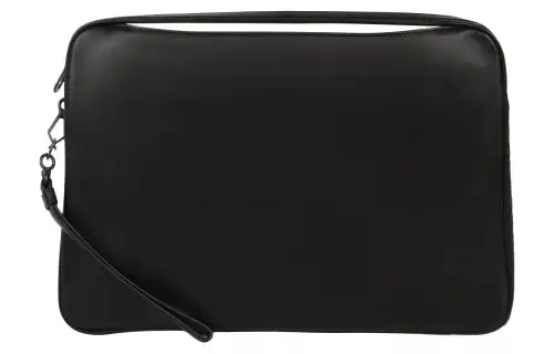 Bottega Veneta Leather Clutch Women's Black