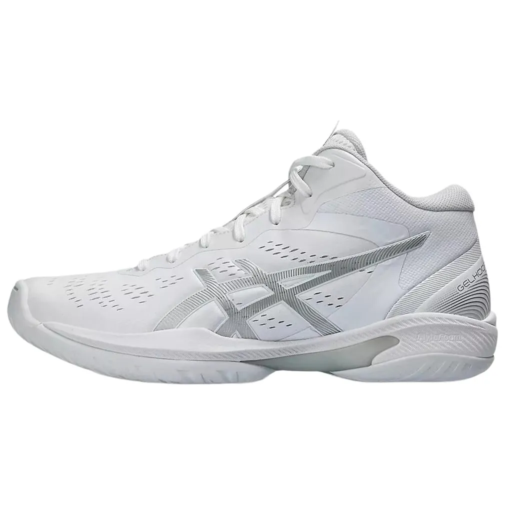ASICS GELHOOP V16 Mid top Basketball Shoes Men's White Silver