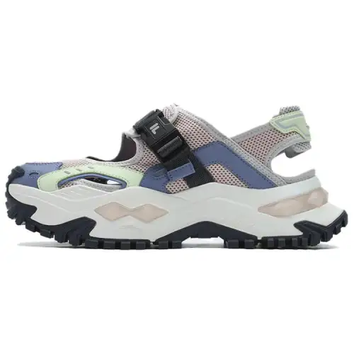 FILA FUSION Bianco Beach Sandals Women's Pink Blue