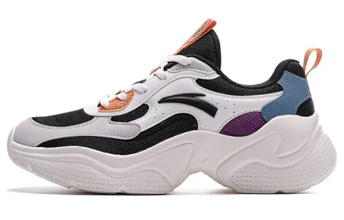 ANTA Training Shoes Women's Low Top Black/Ivory White