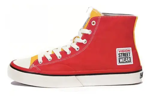 Vision Street Wear 80's Canvas Hi Slip Resistant, Abrasion Resistant, Lightweight High top Canvas Shoes Unisex