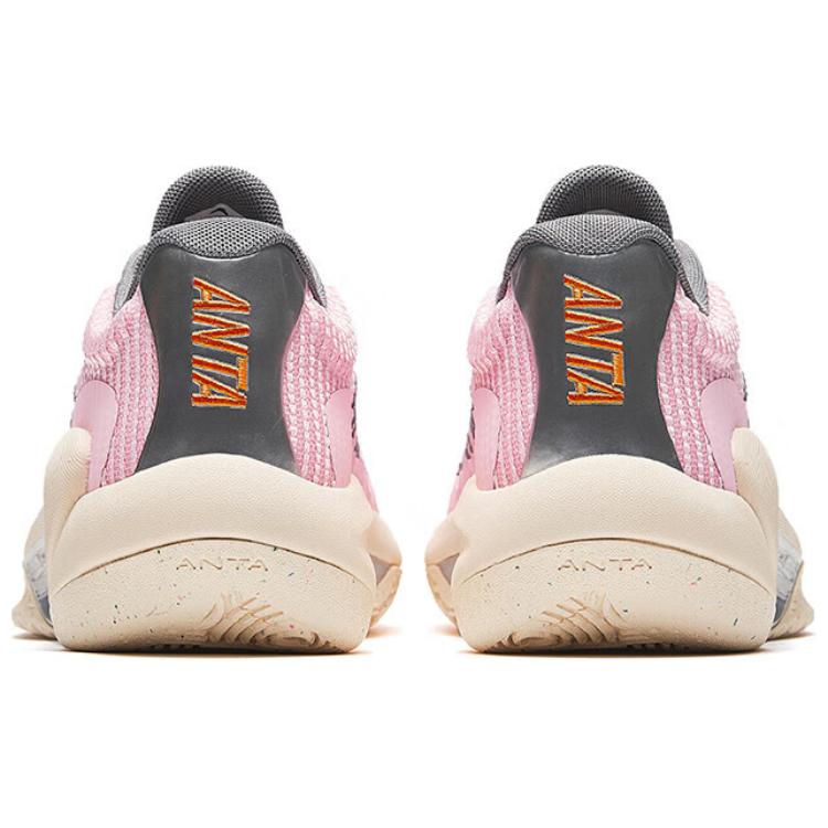 Anta 3 Point Rain Lite V2 Cushioning Low top Basketball Shoes Men’s Pink