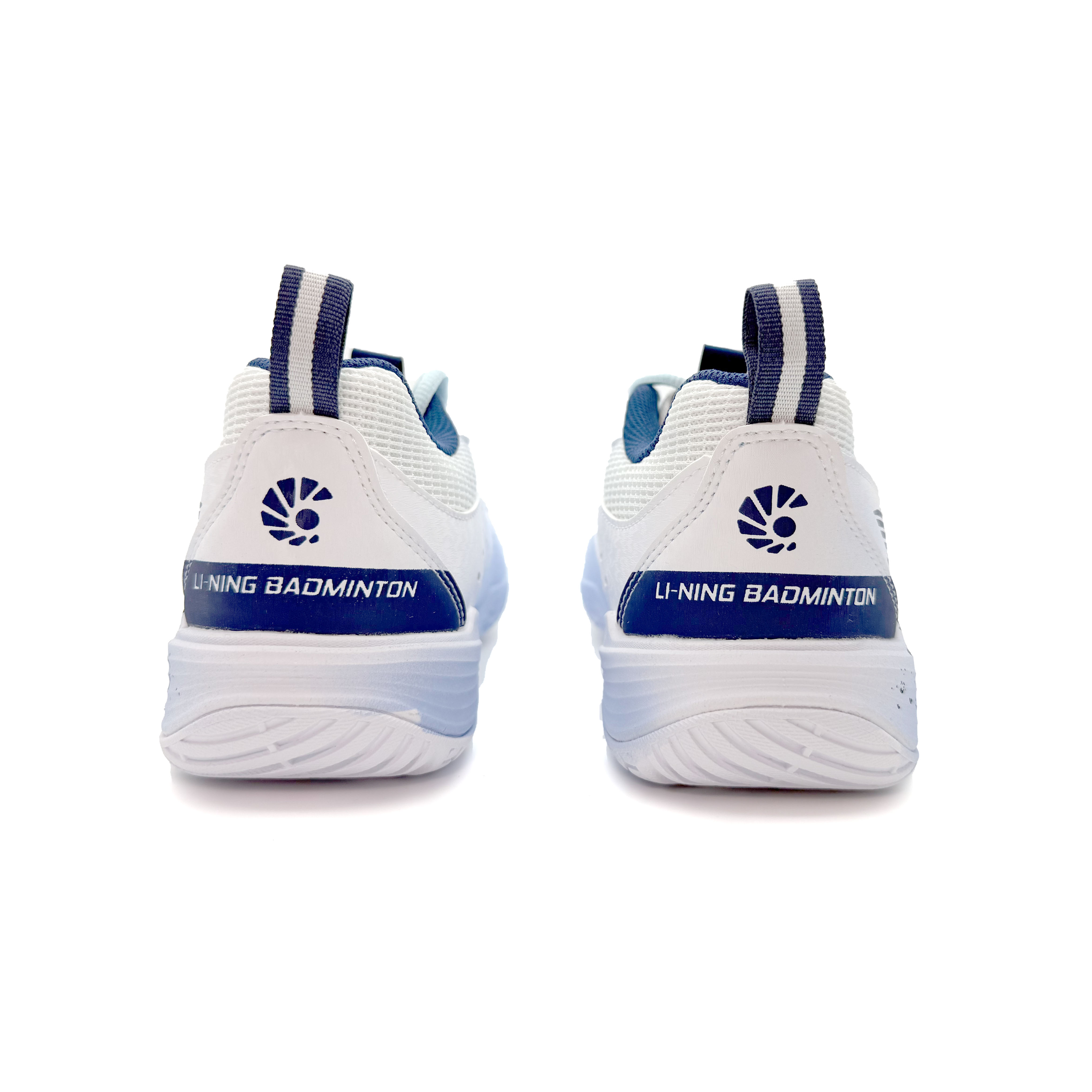 Li Ning Slip Resistant Coverage Low top Badminton Shoes Unisex Light Blue