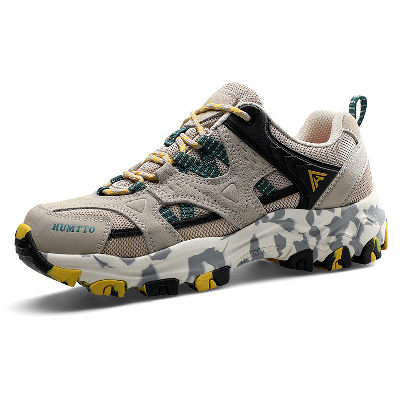 HUMTTO Cushioning Slip Resistant Abrasion Resistant Low top Outdoor Shoes Women’s Beige